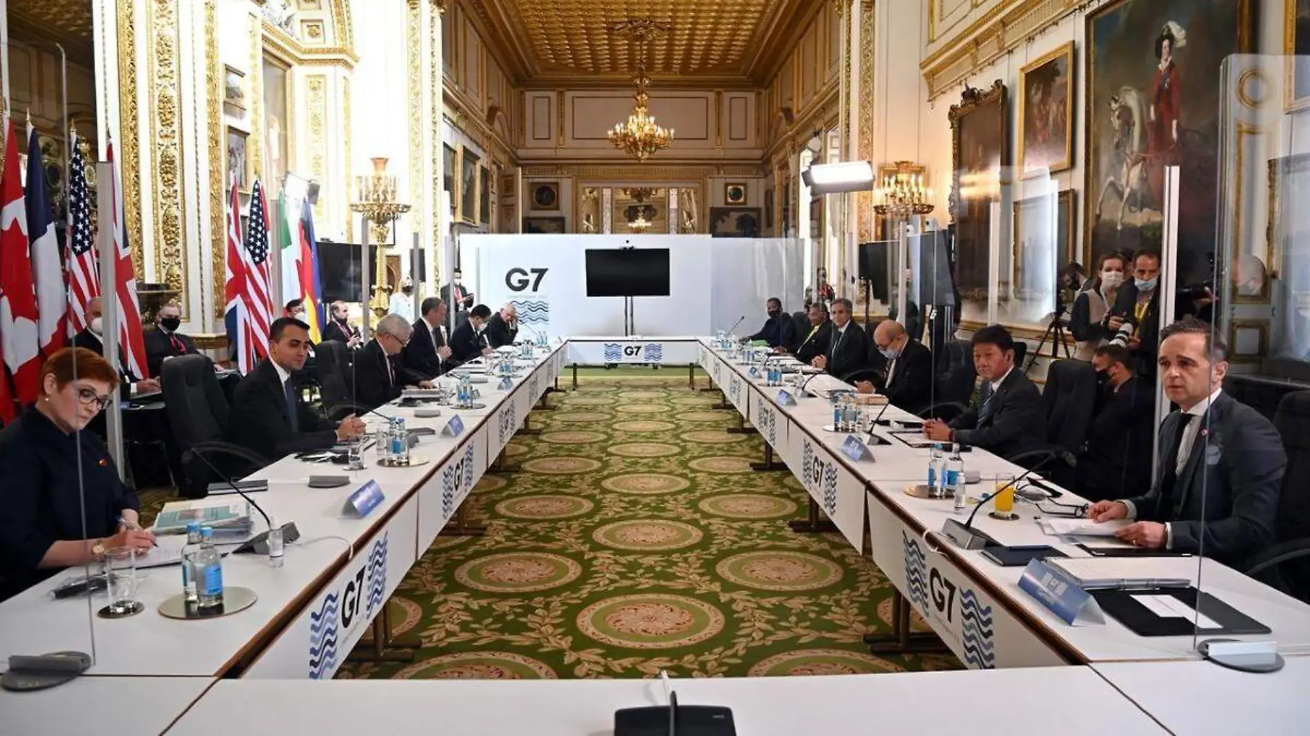 Lìderes del G7 discten sanciones contra Rusia